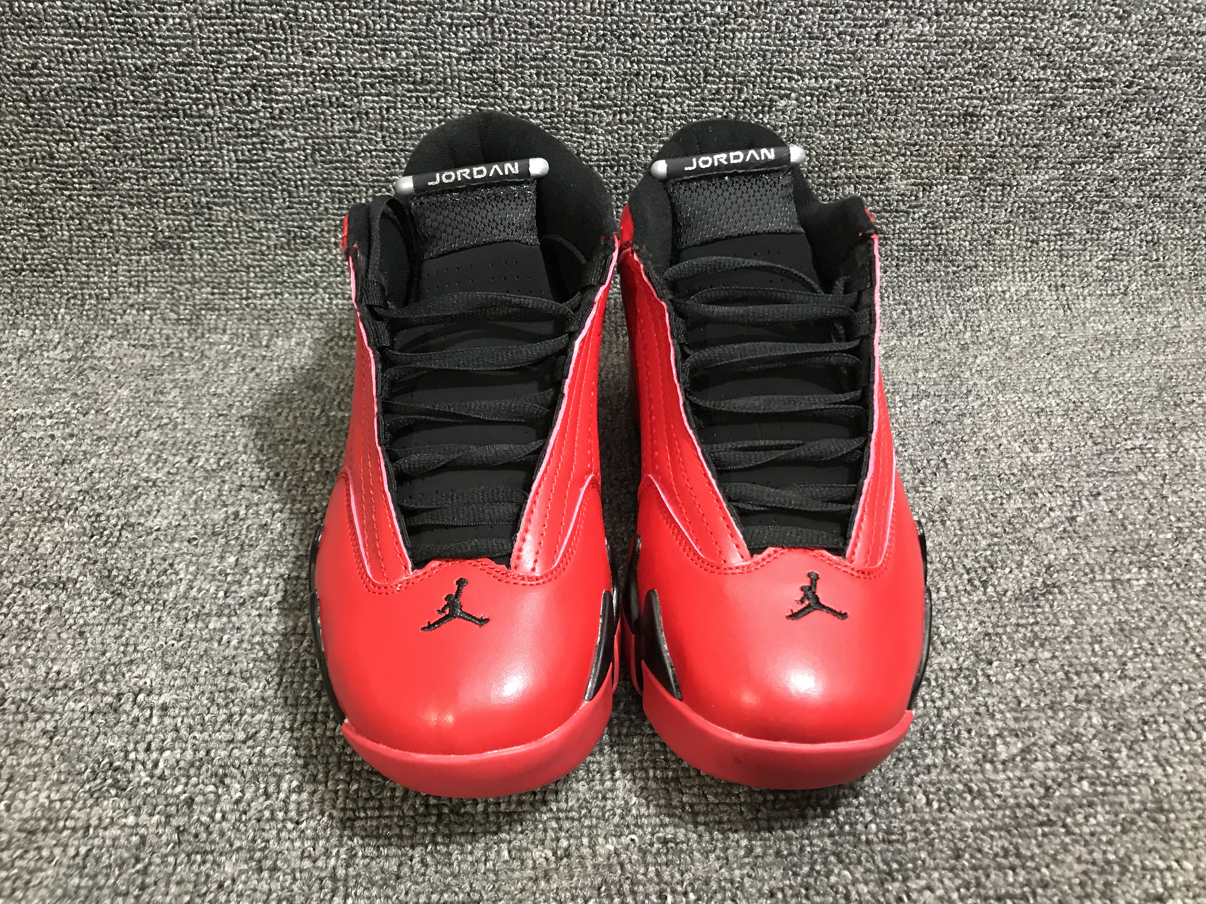 2019 Air Jordan 14 Retro Red Black White - Click Image to Close